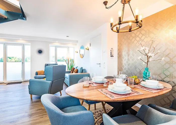 Prora - Grosse Dachgeschoss Mit Panorama Dachterrasse Und Waschmaschine - Meeresrauschen Apartament