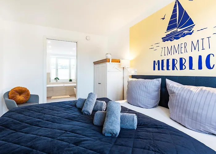 Apartament Prora - Grosse Dachgeschoss Mit Panorama Dachterrasse Und Waschmaschine - Meeresrauschen *